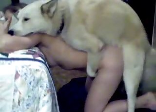 Aggressive brown animal fucking that pussy from behind to orgasms