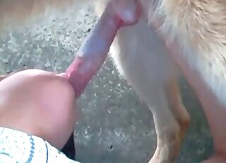 Cum-thirsty wife cannot stop enjoying her animal’s cock in mouth